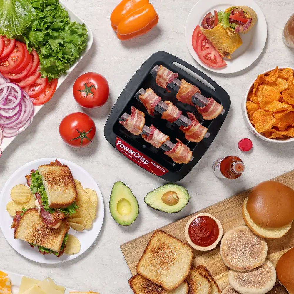 PowerCrisp® microwave bacon cooker