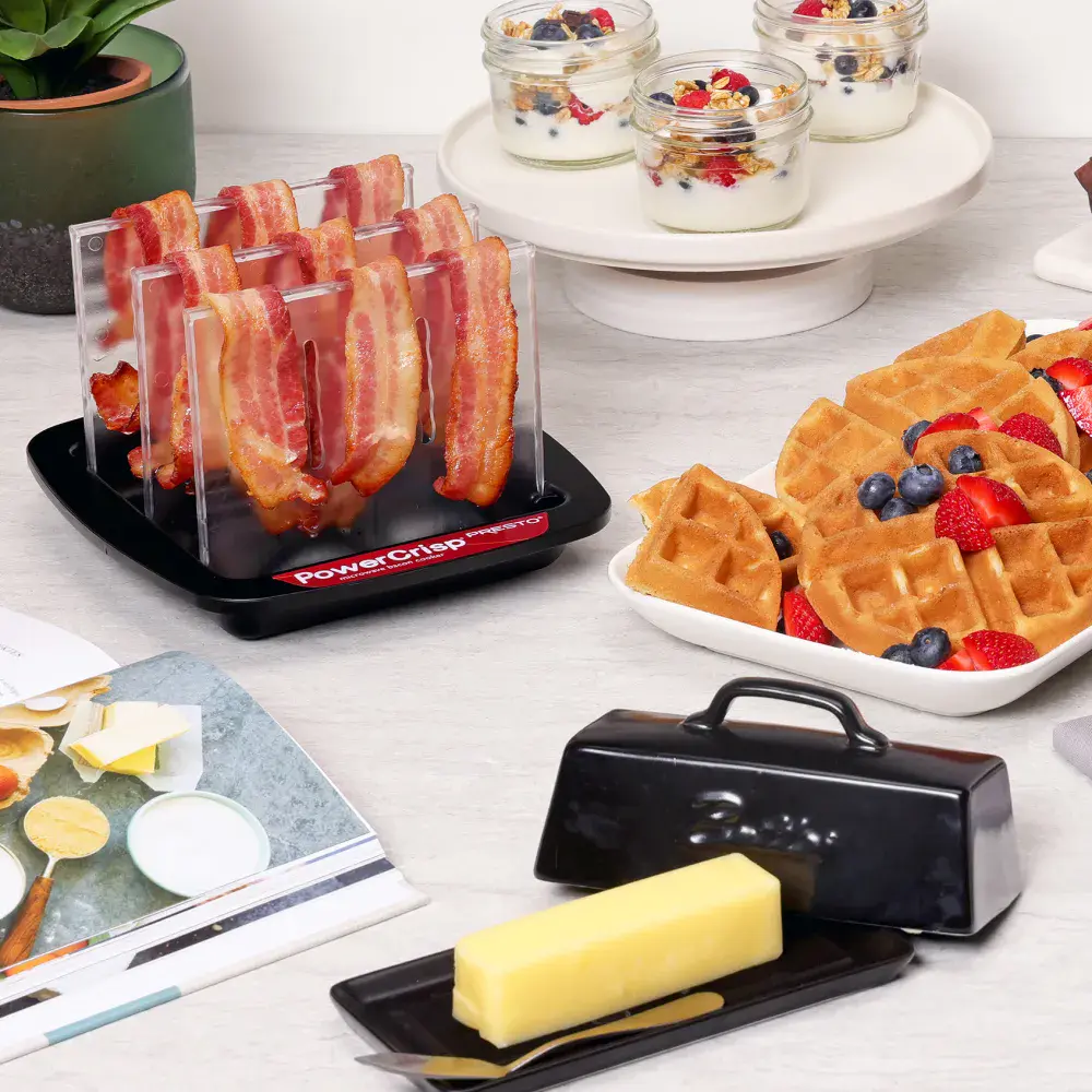 PowerCrisp® microwave bacon cooker