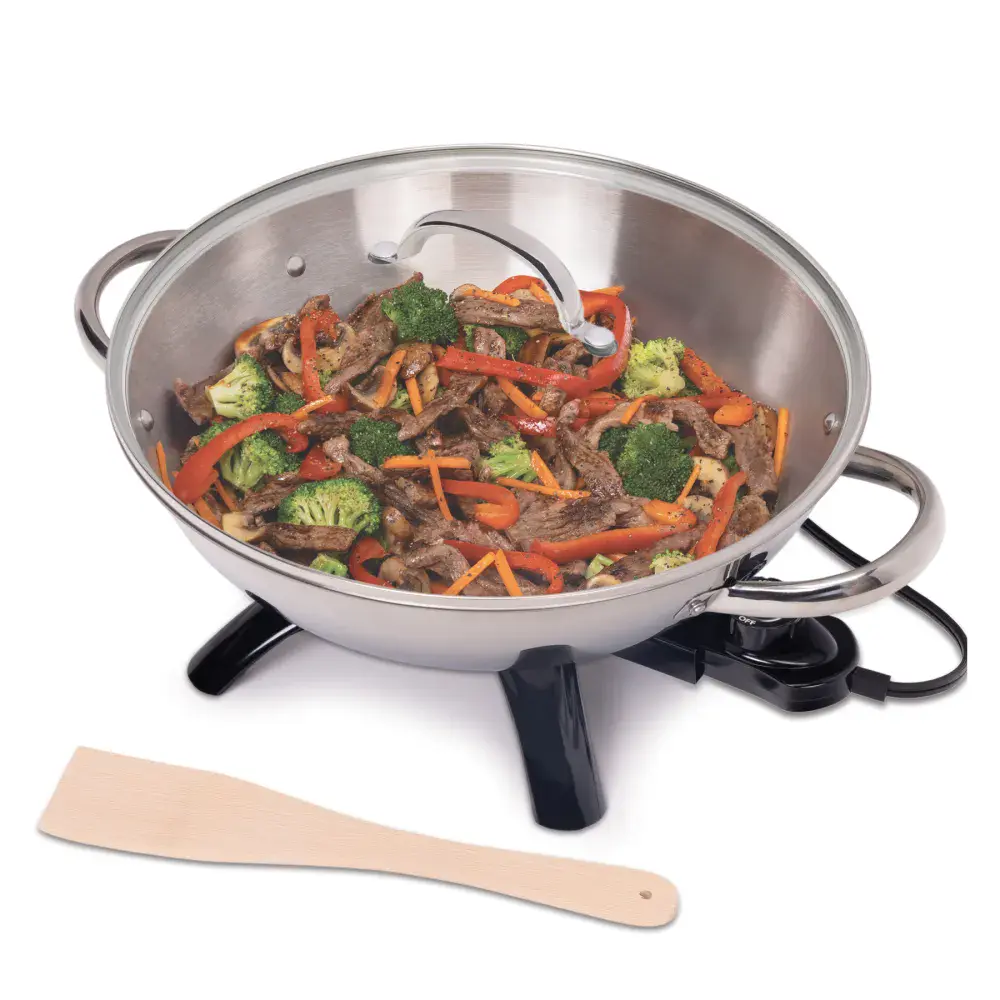 Stainless Steel Electric Wok