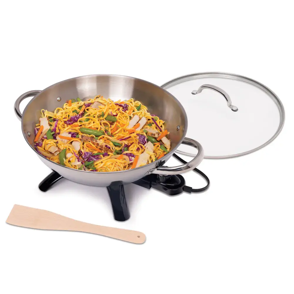 Stainless Steel Electric Wok