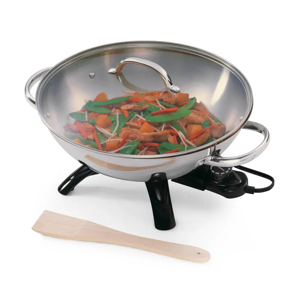 Stainless Steel Electric Wok
