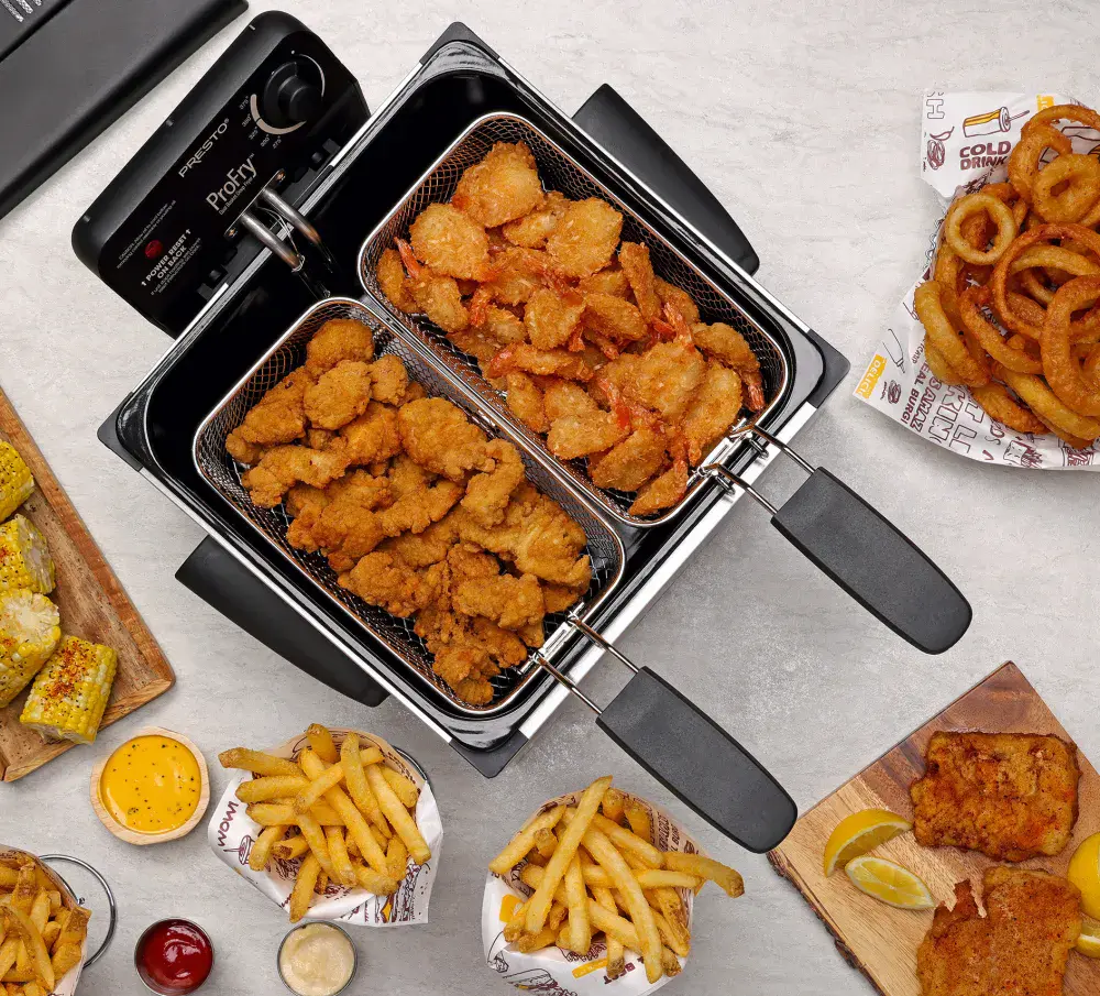 Dual Basket ProFry™ immersion element deep fryer