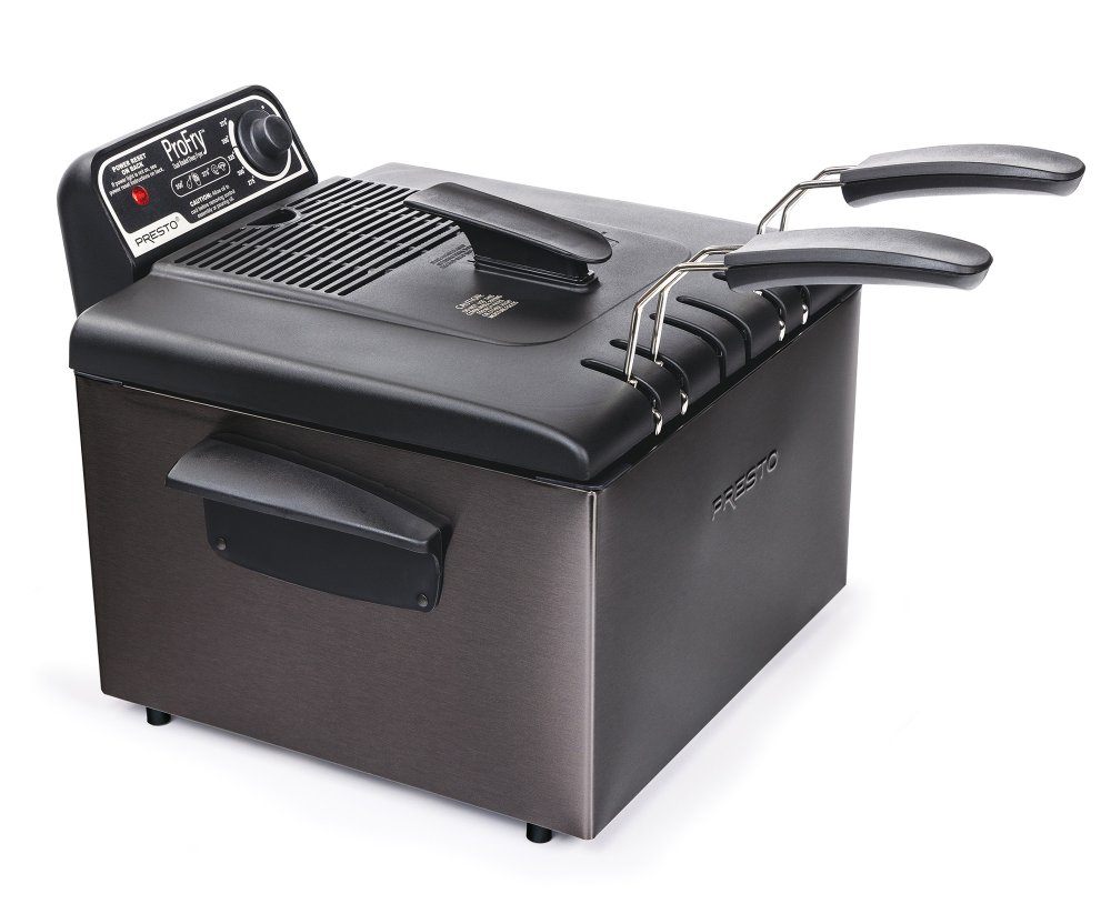 Black Stainless Steel Dual Basket ProFry™ immersion element deep fryer 5 Black Stainless Steel Dual Basket ProFry™ immersion element deep fryer