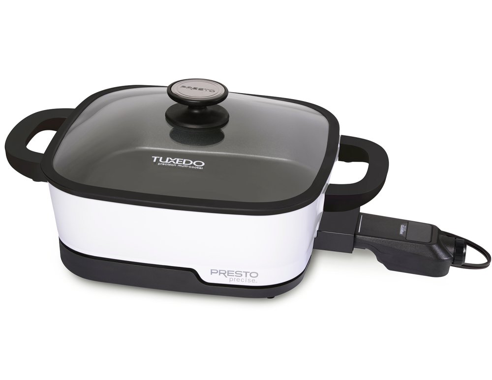Presto Precise® 12-inch Tuxedo™  digital precision skillet multi-cooker