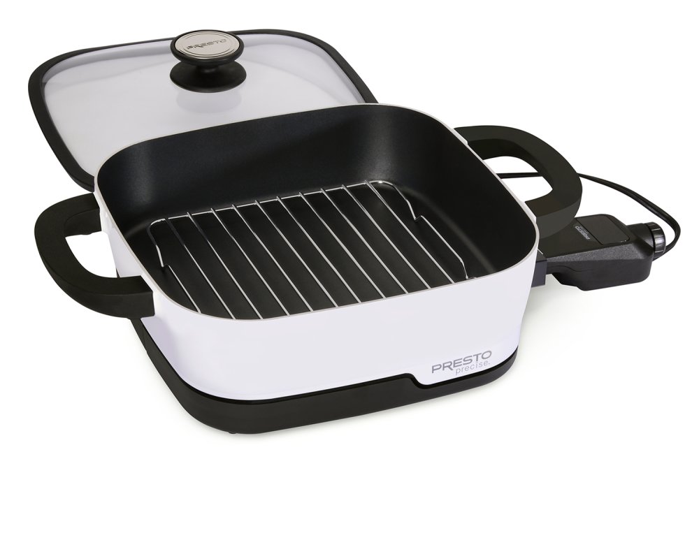 Presto Precise® 12-inch Tuxedo™  digital precision skillet multi-cooker