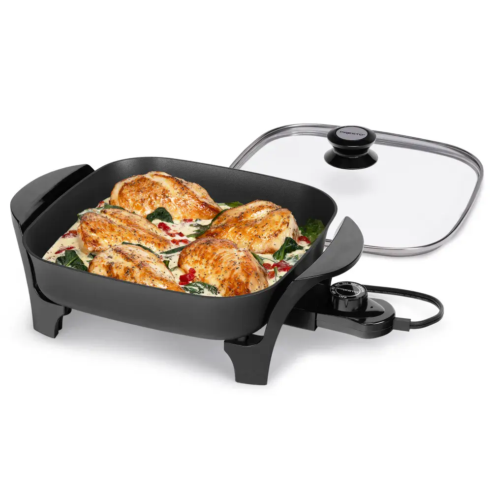 11-inch Electric Skillet  with Glass Cover