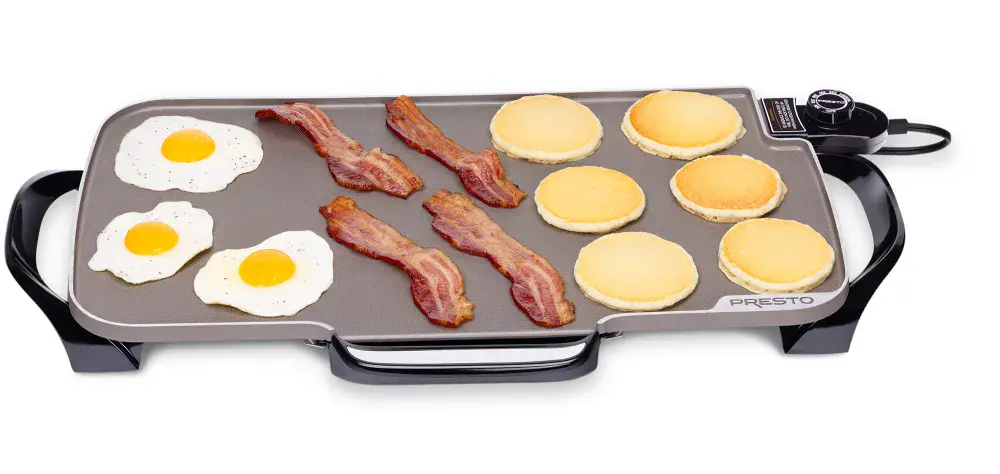 22-inch Electric Griddle with removable handles