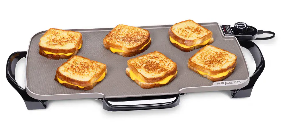 22-inch Electric Griddle with removable handles