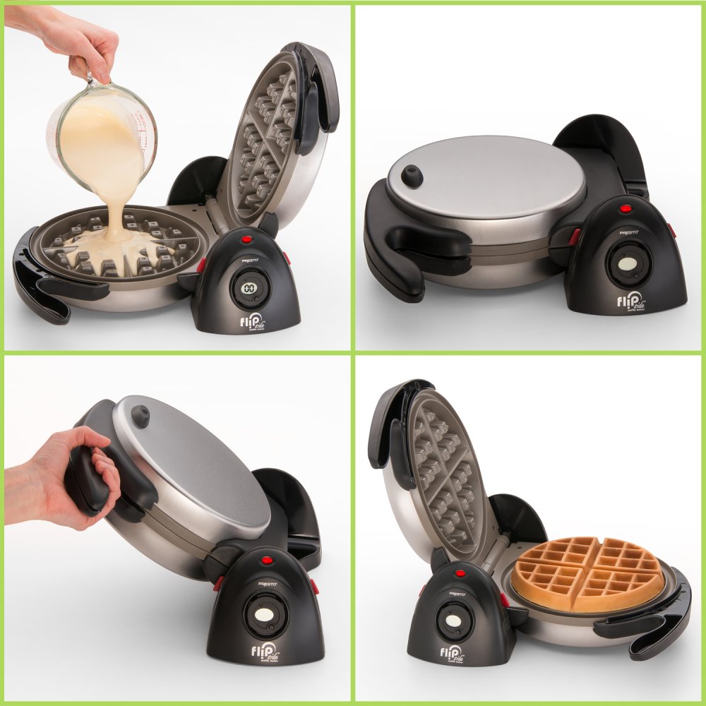 FlipSide® Belgian Waffle Maker