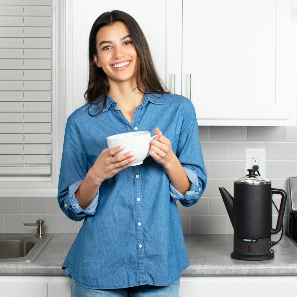 Cordless-serve 12-cup Stainless Steel Coffee Maker