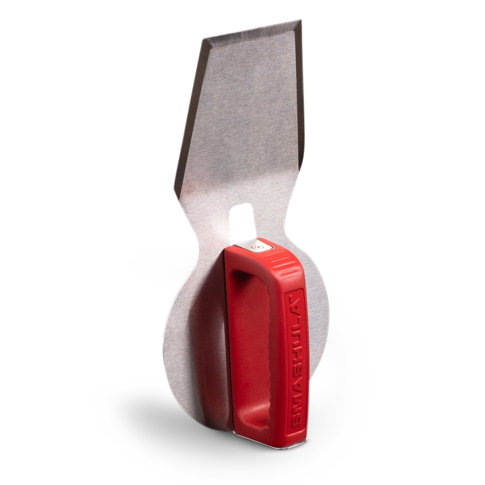 Smashula™ stainless steel burger press and spatula