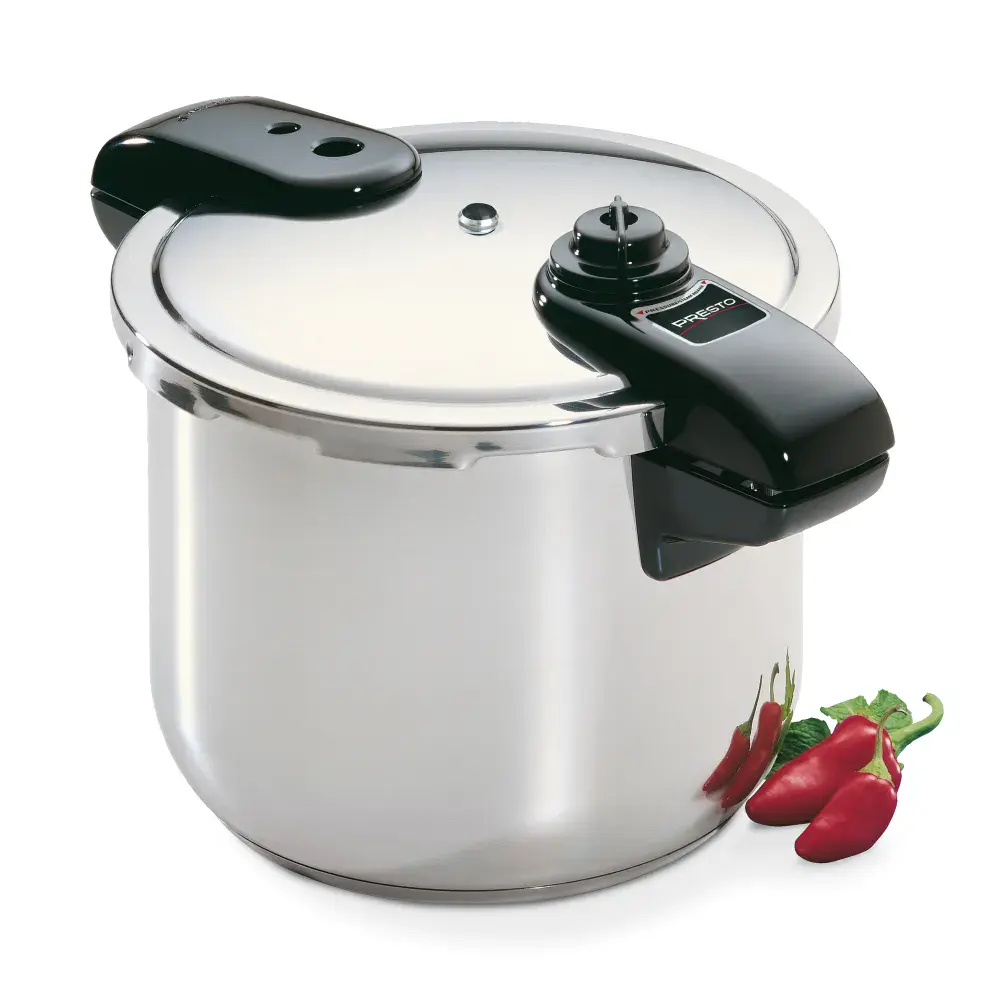 8-Quart Stainless Steel Pressure Cooker