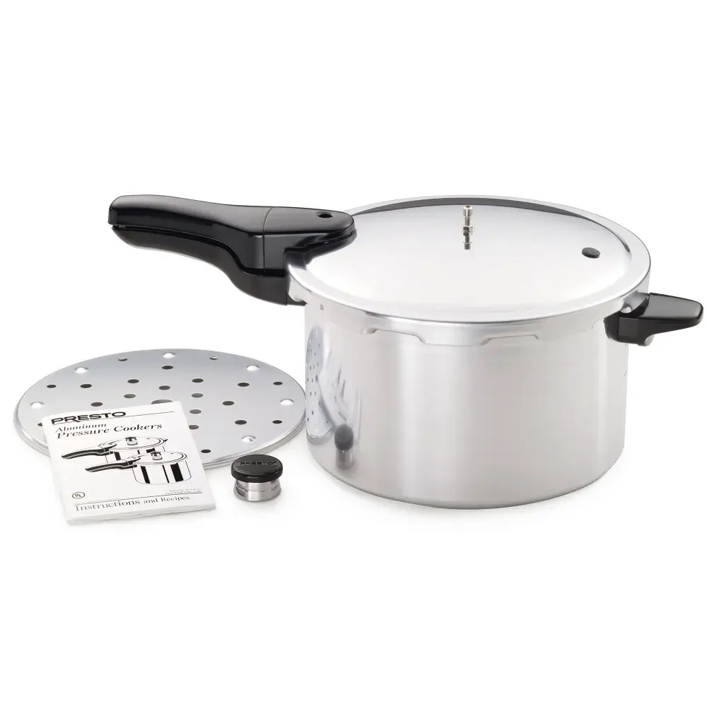 8-Quart Aluminum Pressure Cooker